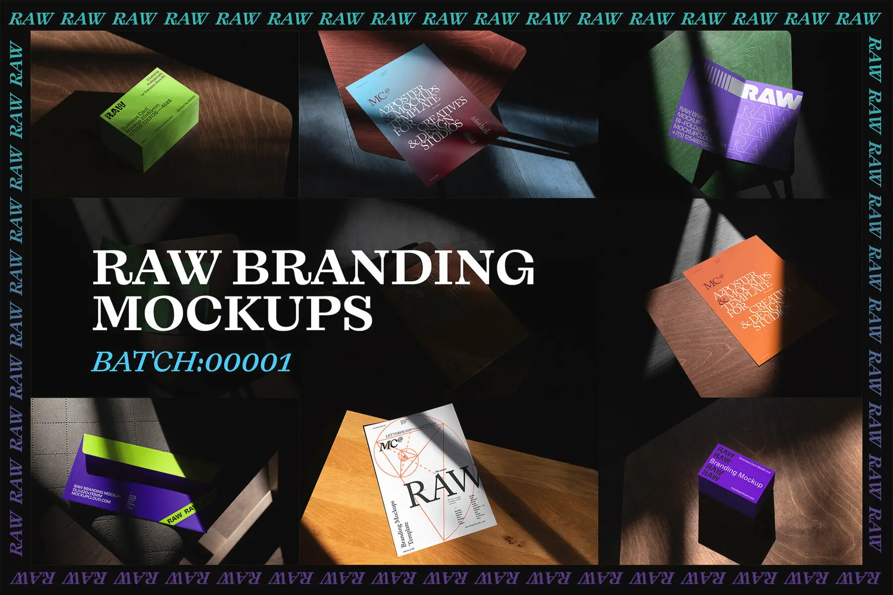 Branding Mockups RAW Series 1