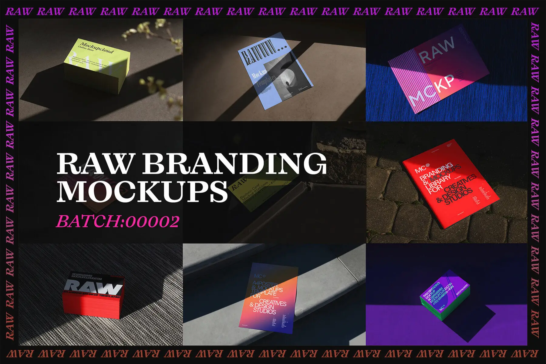 Branding Mockups RAW Series 2