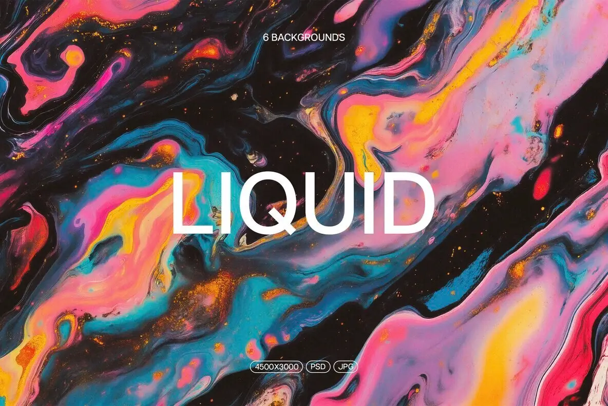 Dark Liquid Backgrounds