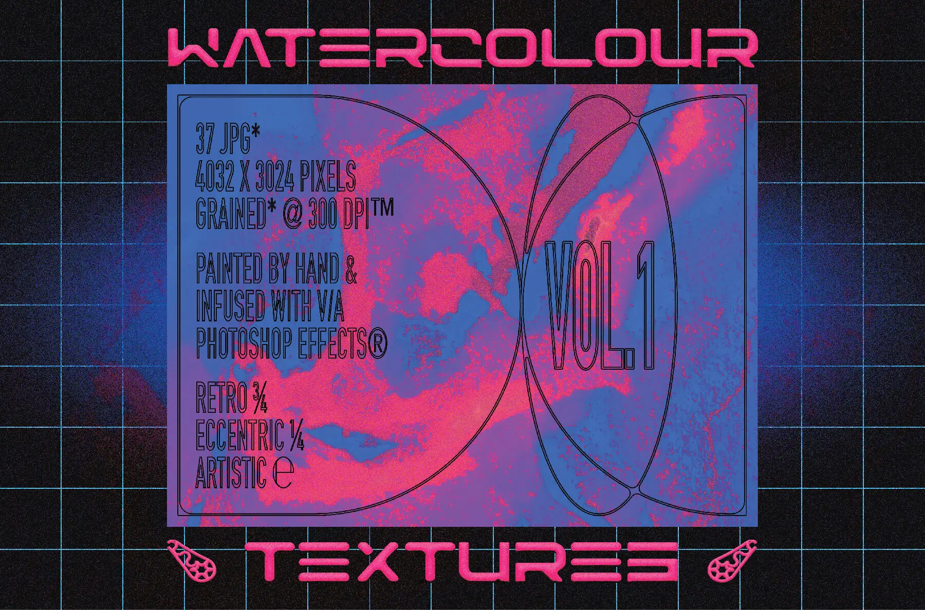 Watercolour Textures Vol.1