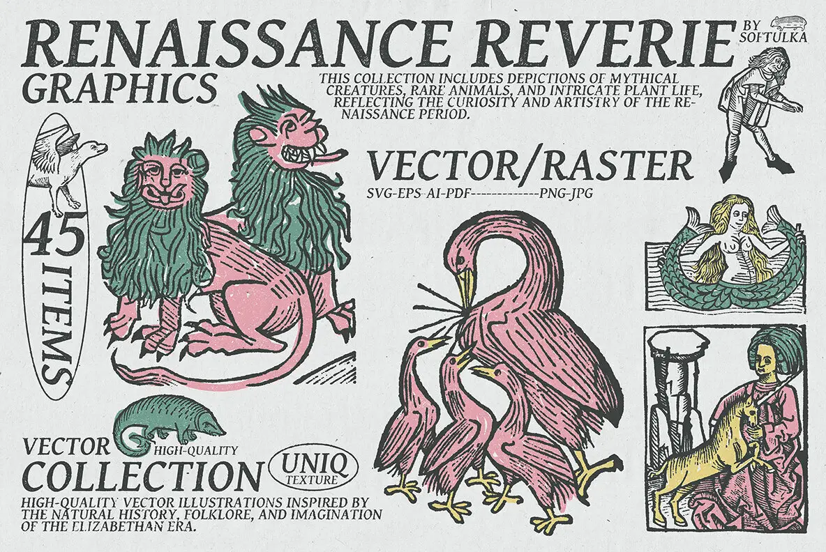 Renaissance Reverie Vector Collection