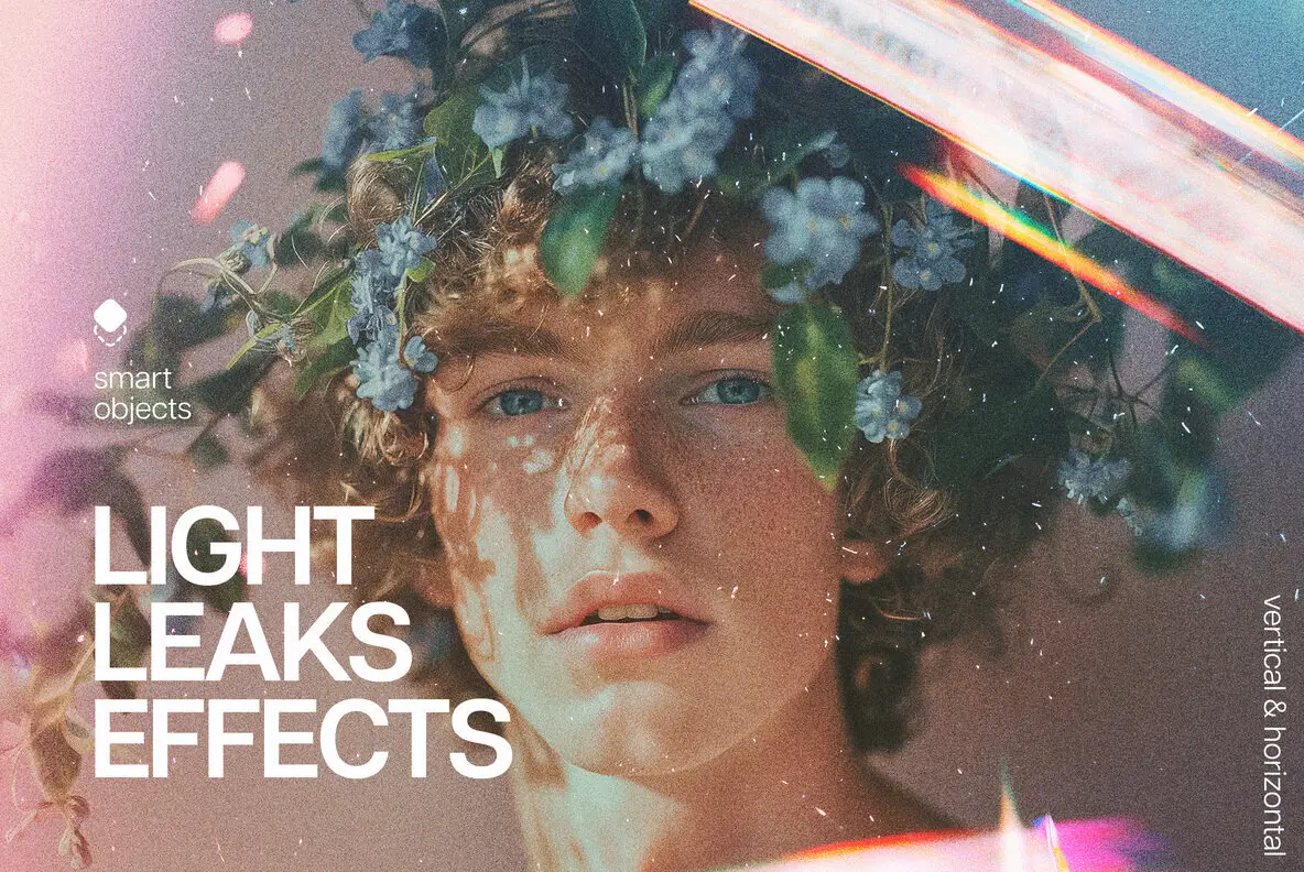 Colorful Light Leak Photo Effect
