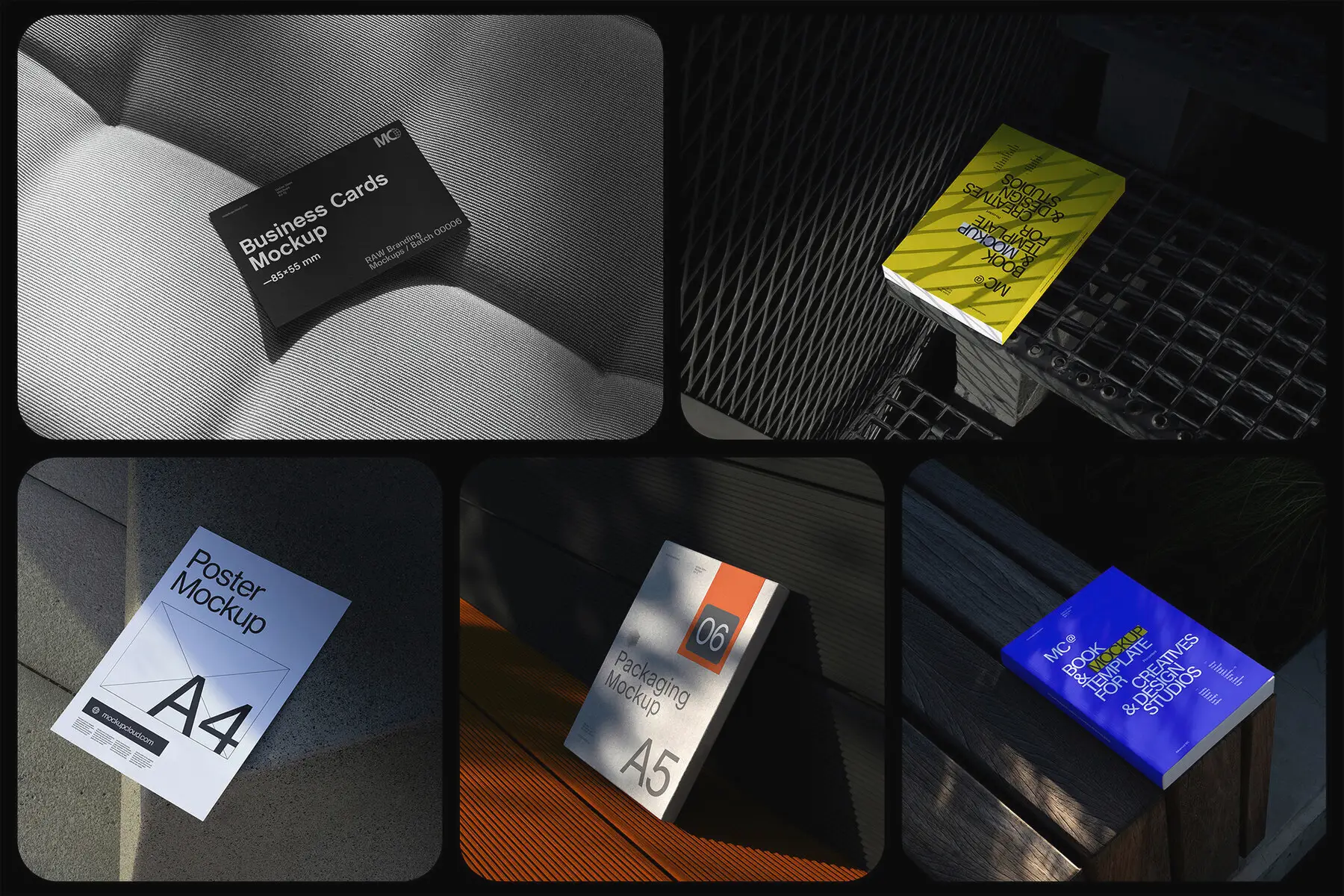 Branding Identity Mockups RAW Series 03