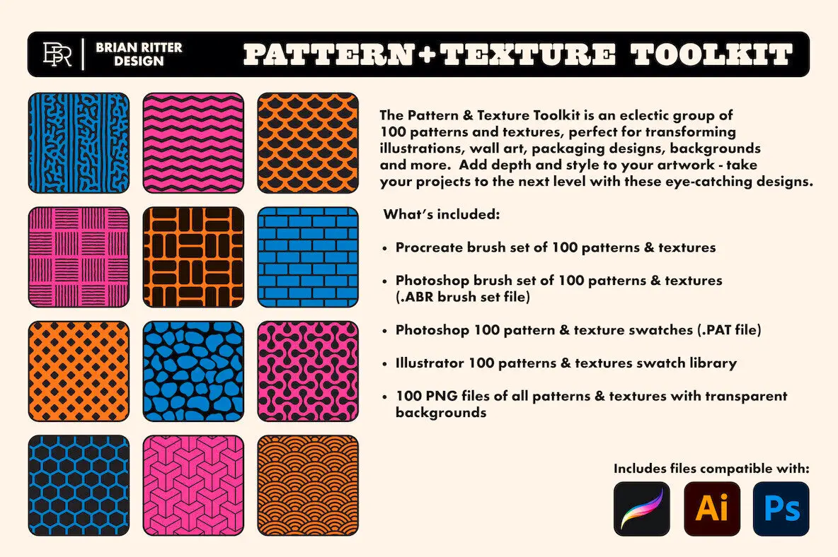 Pattern and Texture Toolkit Patterns - YouWorkForThem