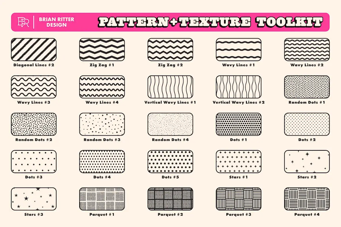 Pattern and Texture Toolkit Patterns - YouWorkForThem