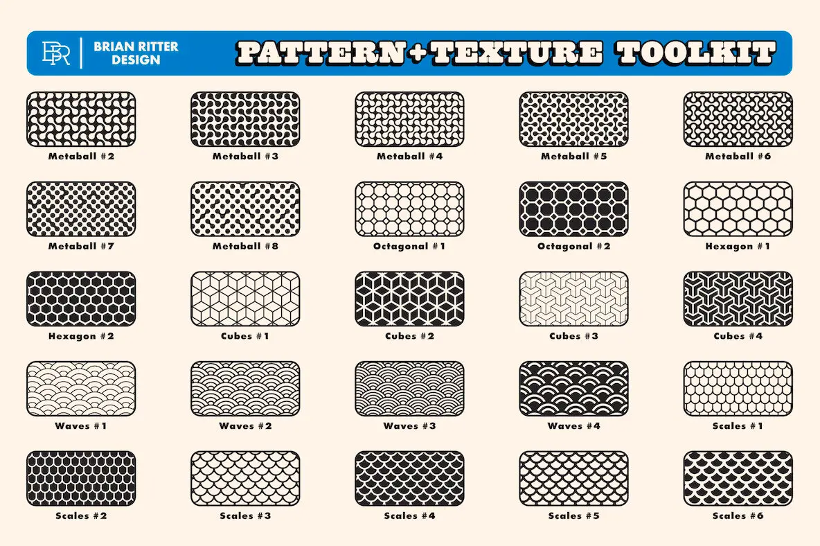 Pattern and Texture Toolkit Patterns - YouWorkForThem