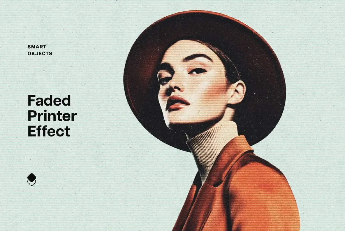 Faded Printer Photo Effect