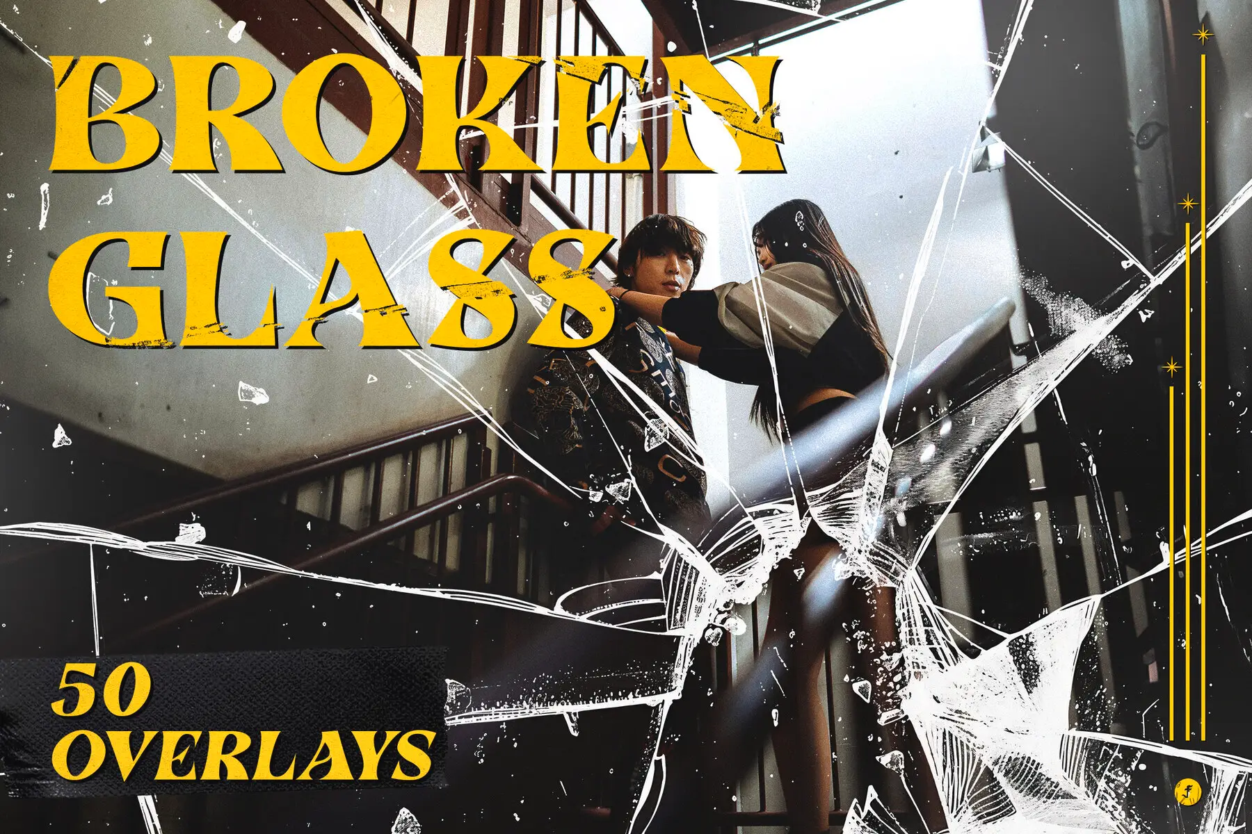 Broken Glass Overlays