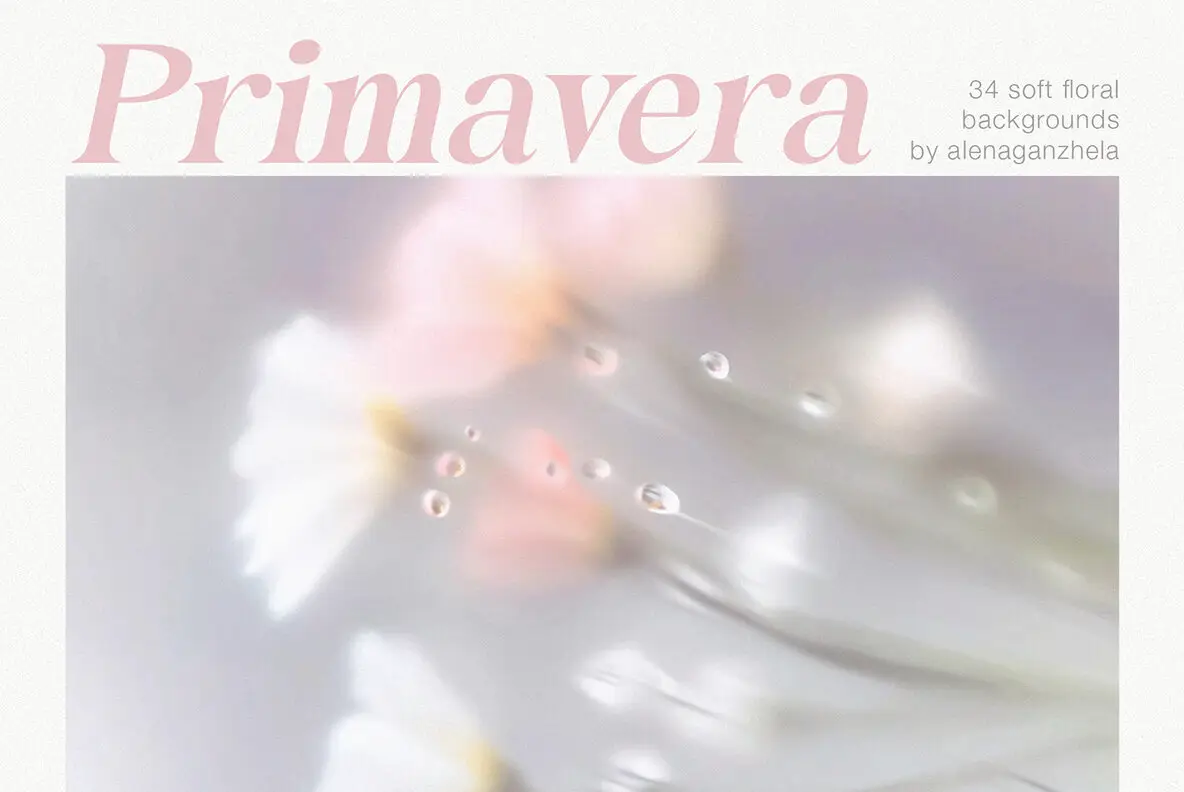 Primavera Soft Floral Backgrounds