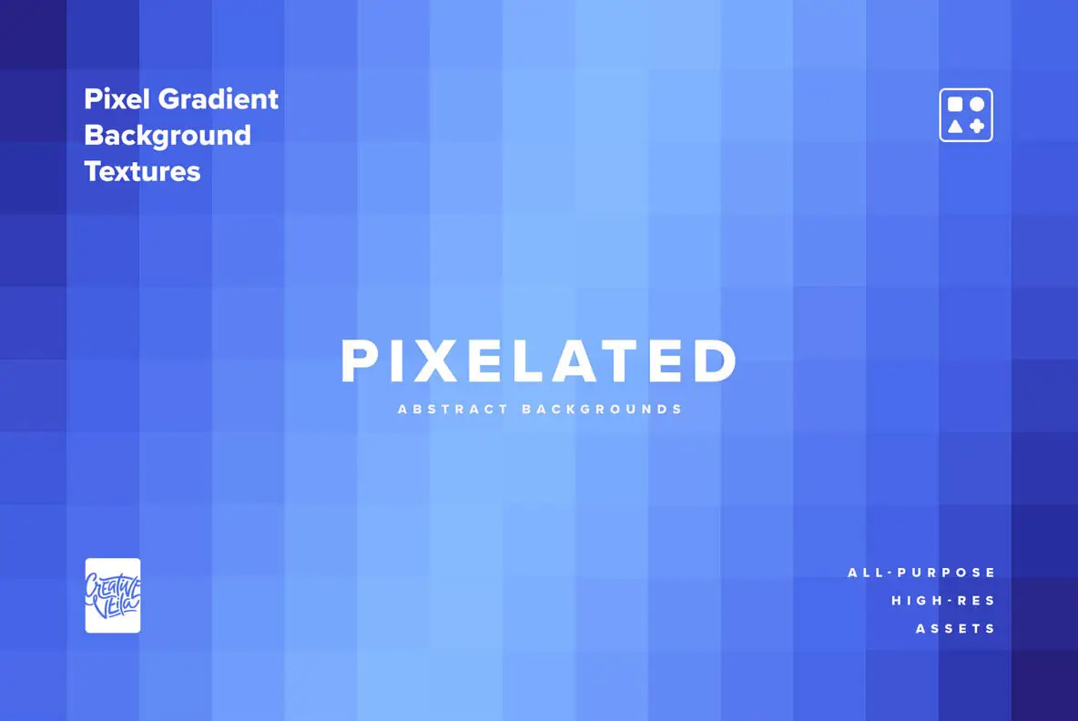Pixel Gradient Background Textures