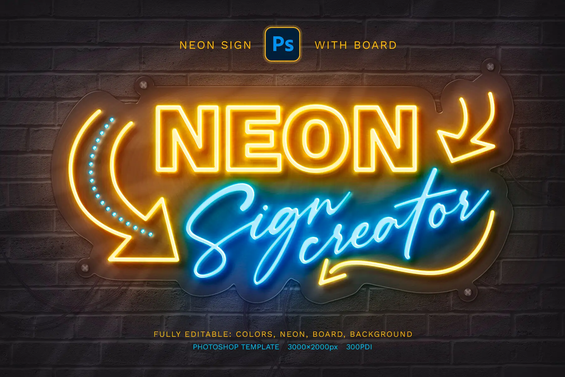 Neon Sign Board