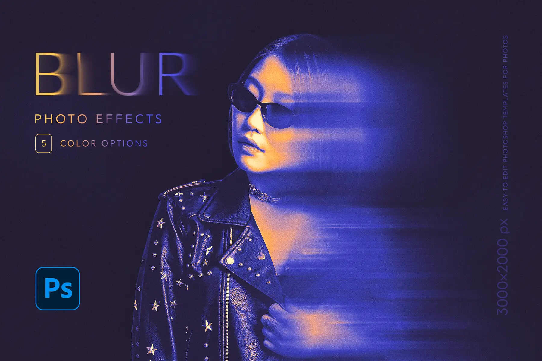 Duotone Blur Photo Effect