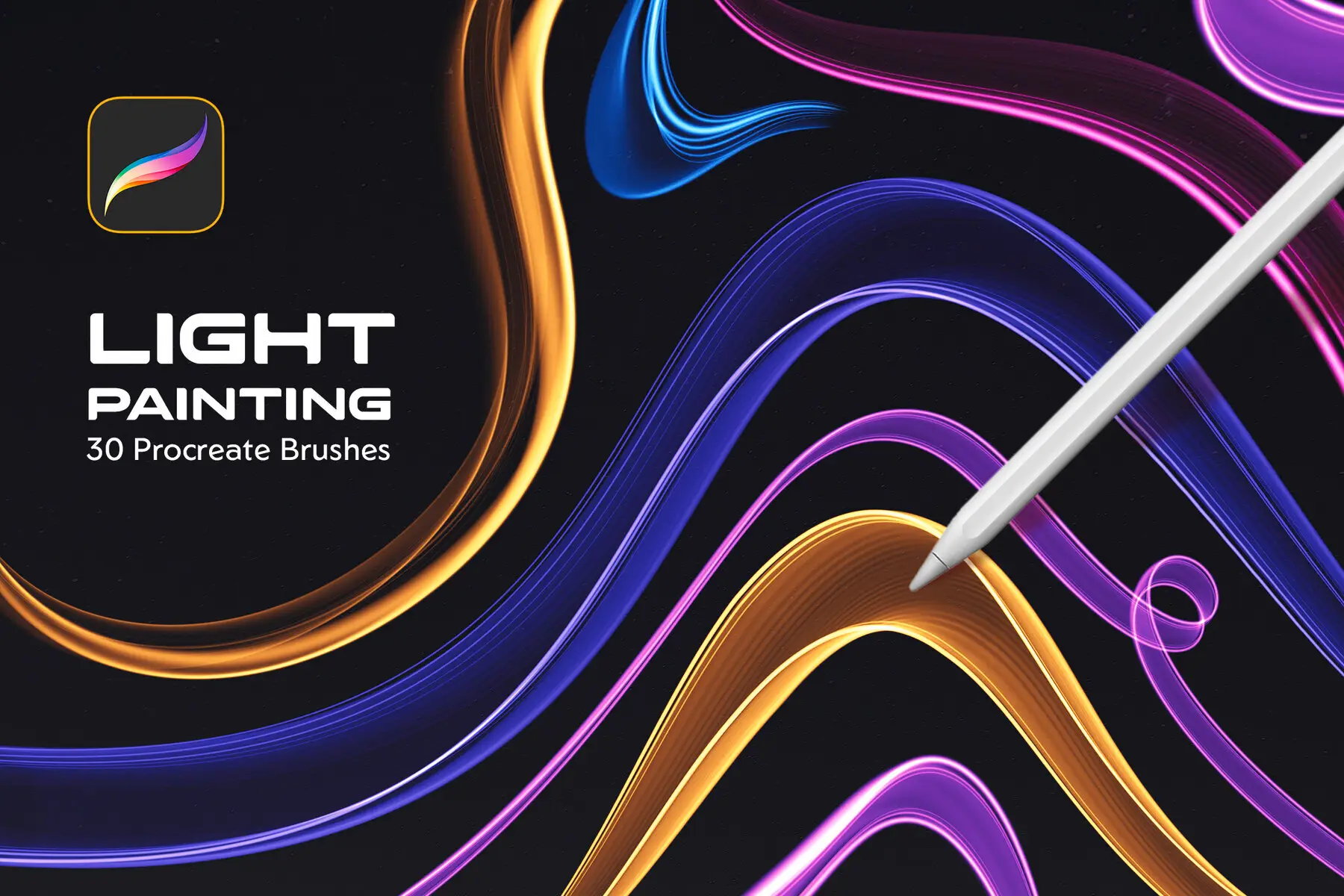 Light Painting Procreate Brushes