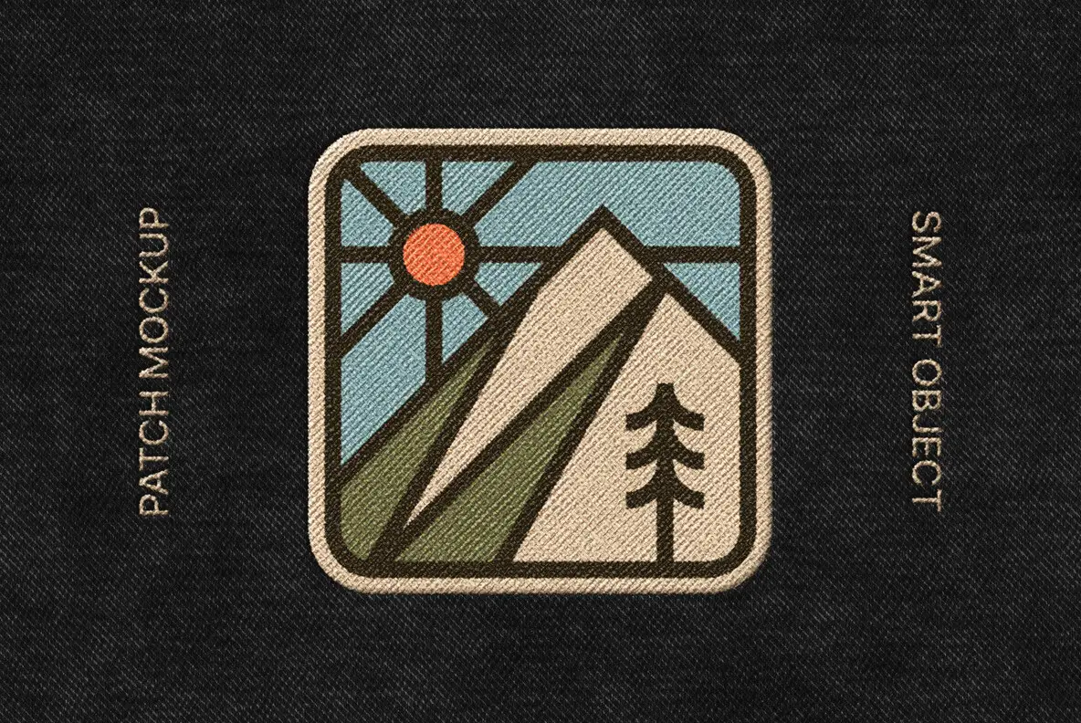 Patch Embroidery Logo Mockup