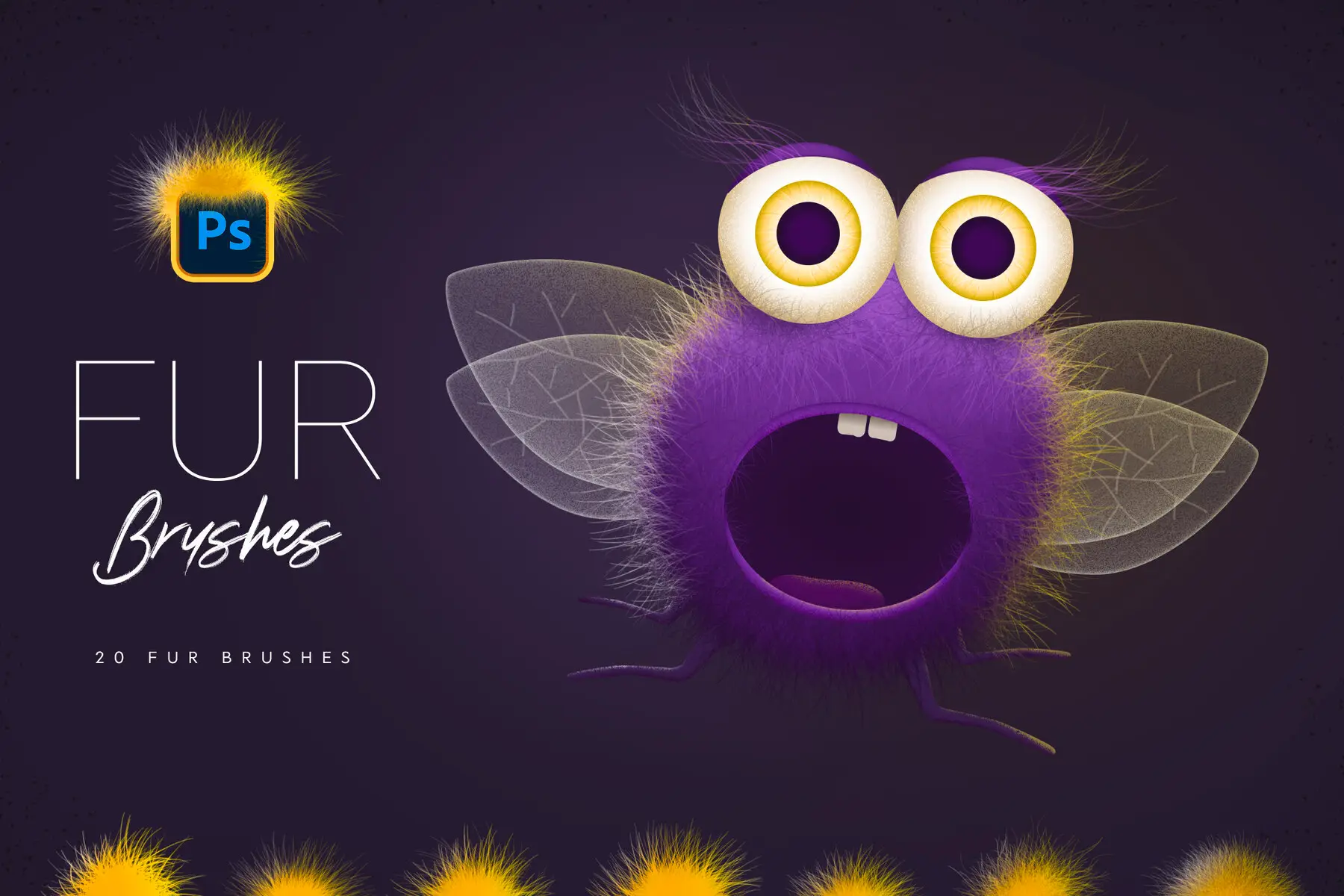 Fur Photoshop Brushes