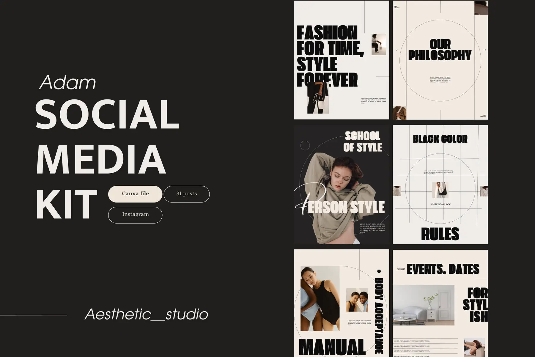 ADAM Instagram Post Kit