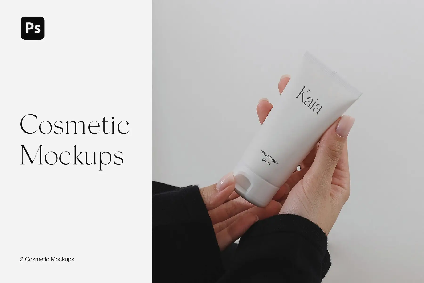 Hand Cream Tube Mockups