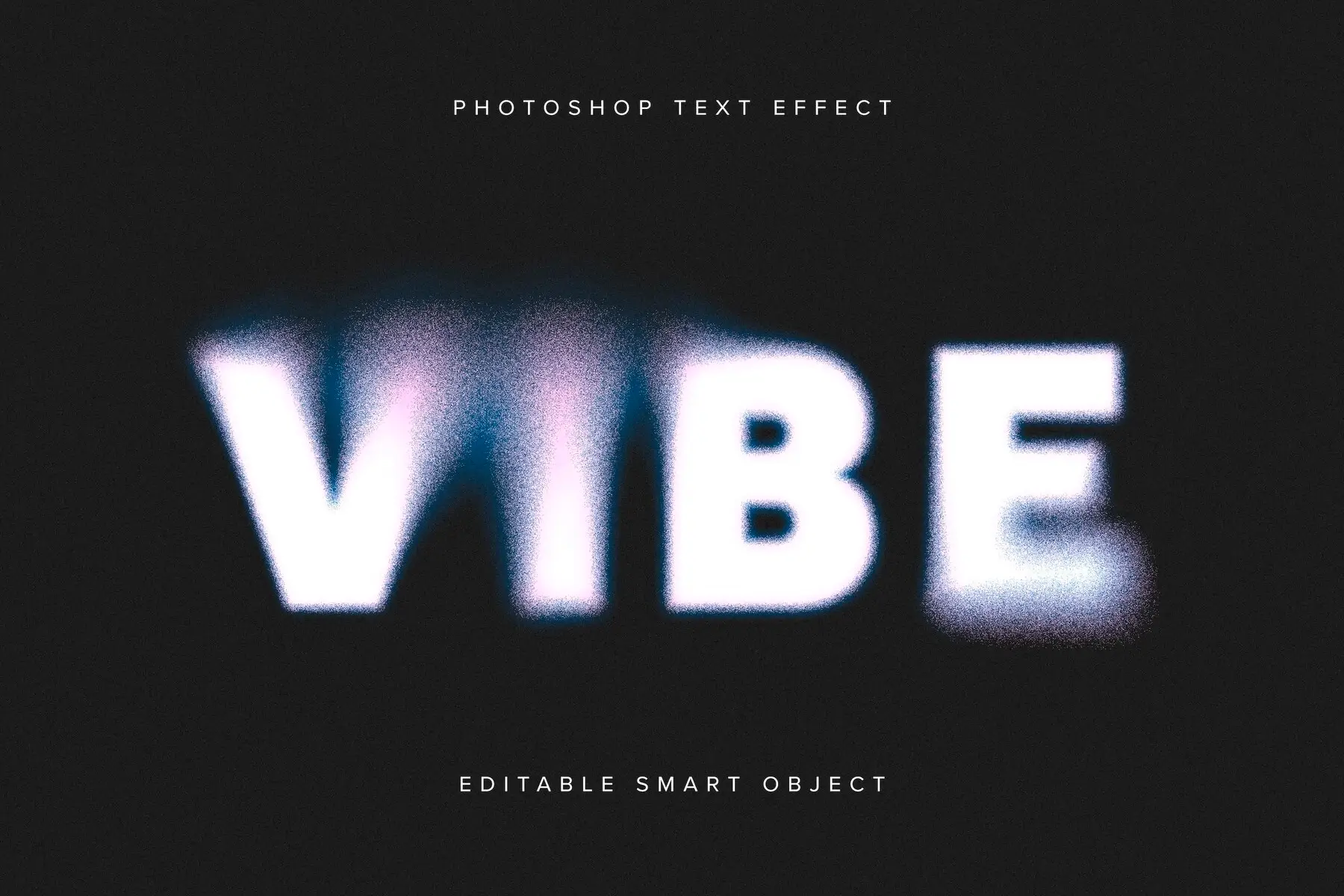 Dissolving Text Effect Mockup