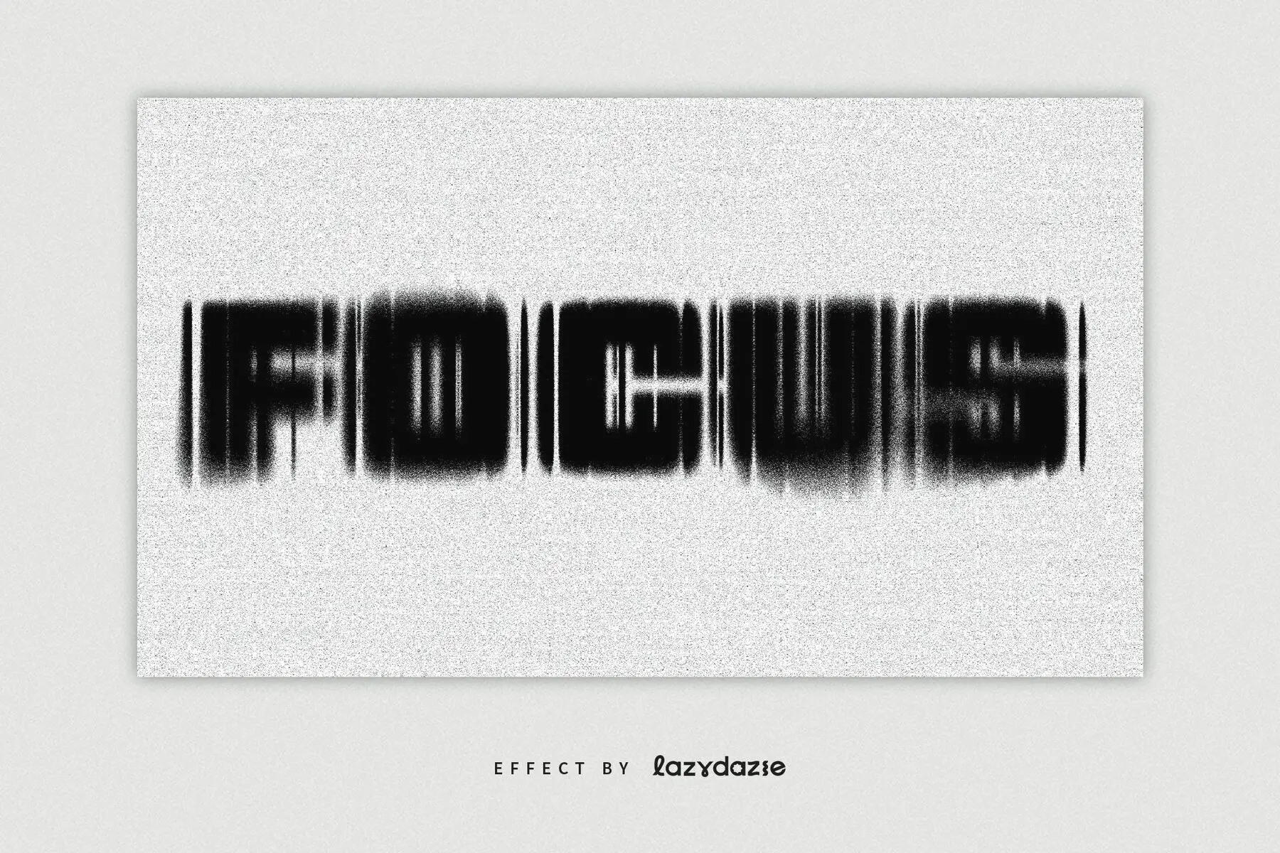 Dissolving Text Effect Mockup