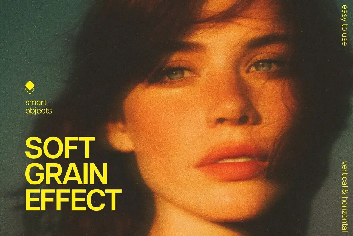 Soft Grain Photo Template