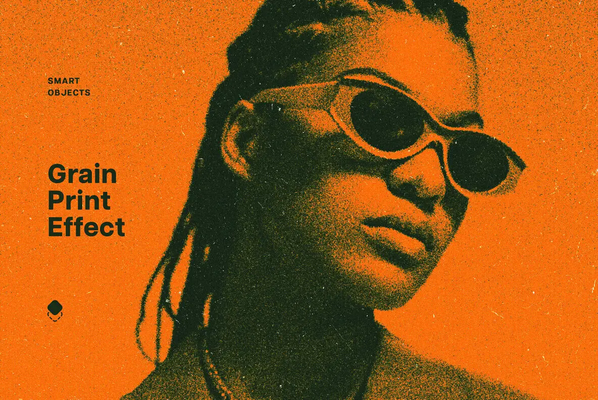 Grain Print Photo Effect