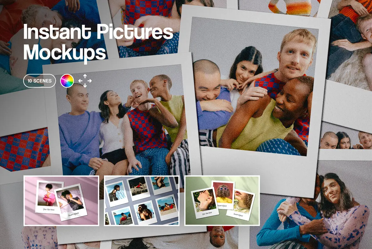 Polaroid Instant Picture Mockups