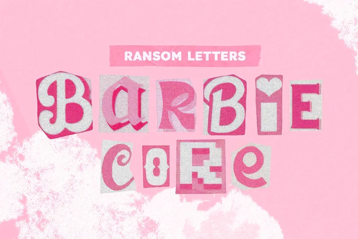 Barbiecore Ransom Letters