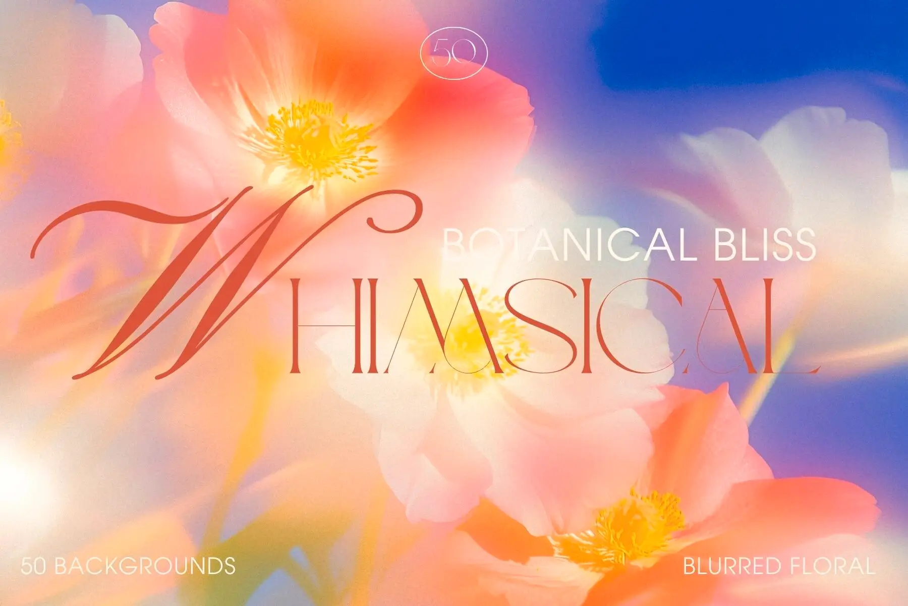 Whimsical Botanical Bliss Background