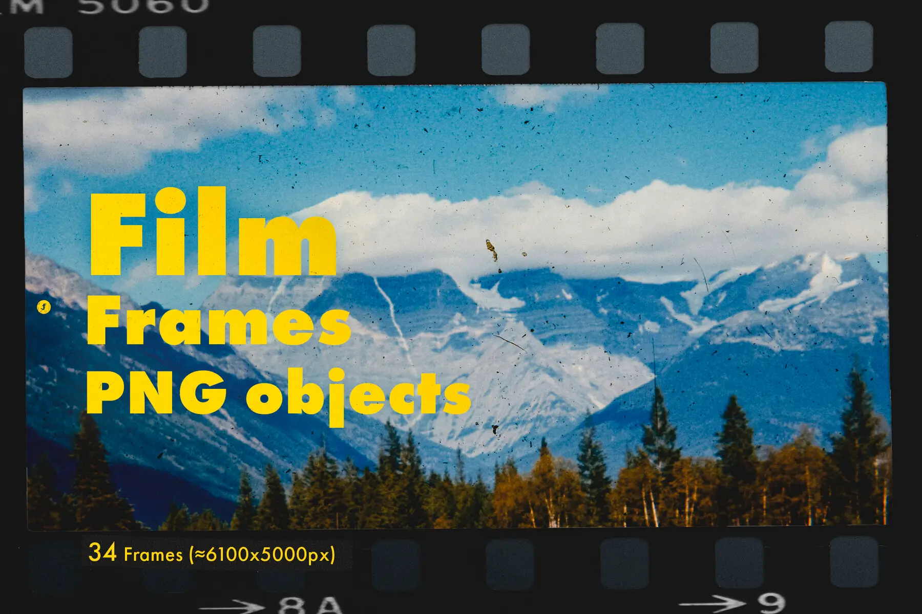 Film Frames PNG Objects