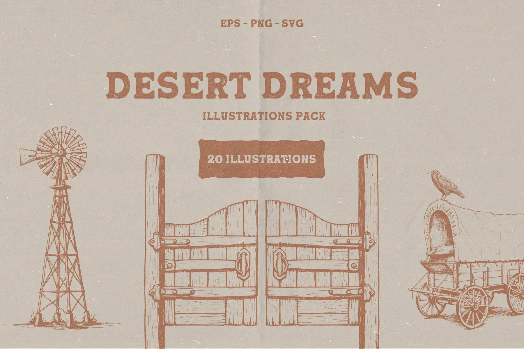 Desert Dreams - Illustration Pack
