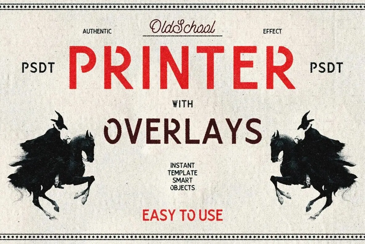 Oldschool Printer Template