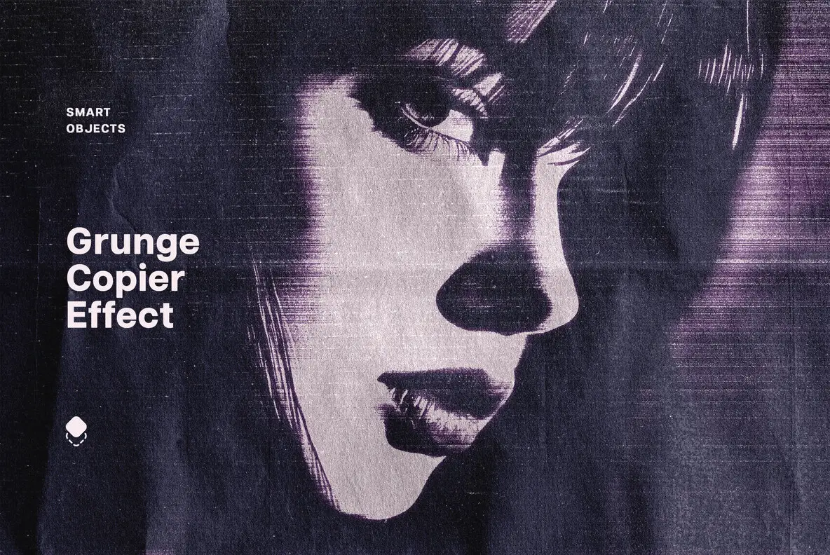 Grunge Copier Template Effect