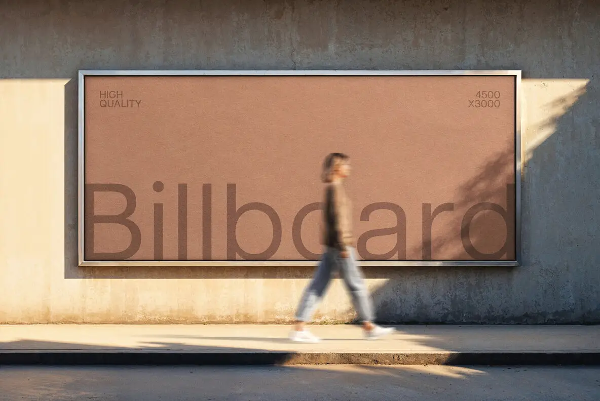 Outdoor Billboard Mockup