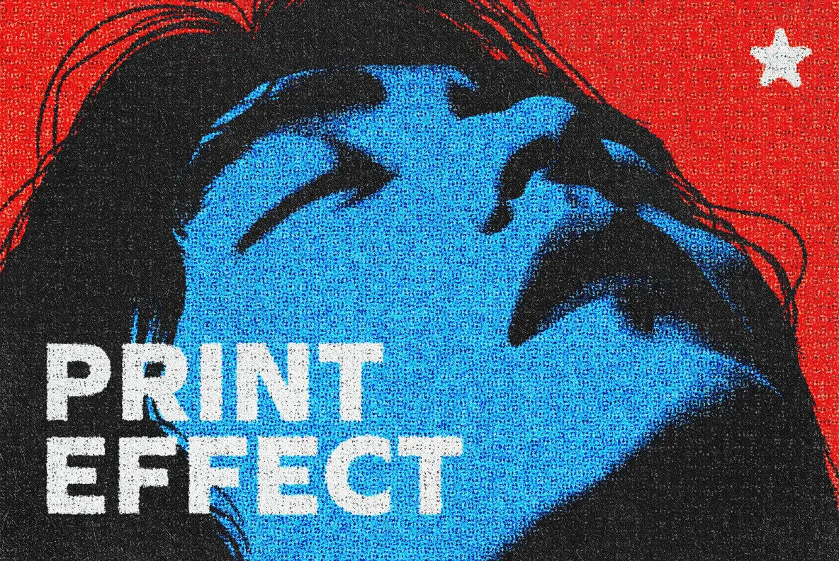 Grain Printed Effect