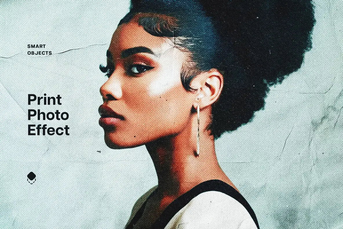 Retro Print Photo Effect