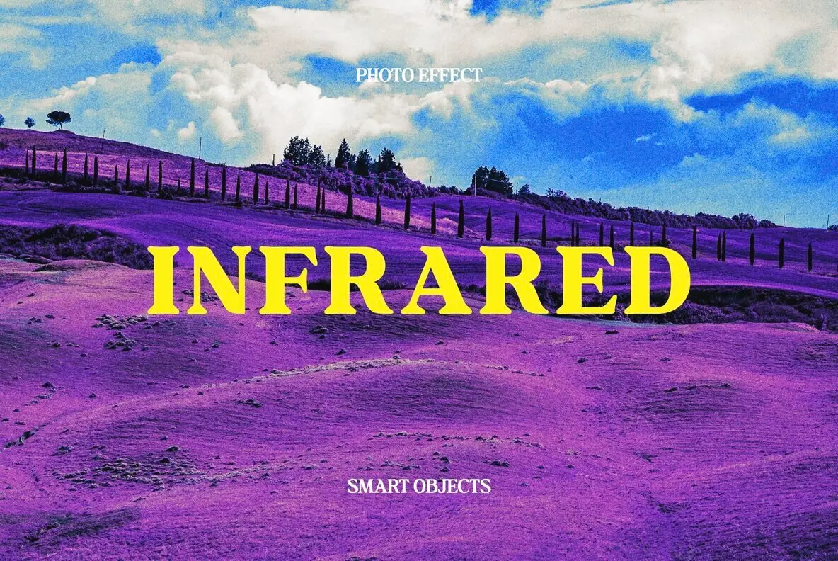 Infrared Filter Photo Effect