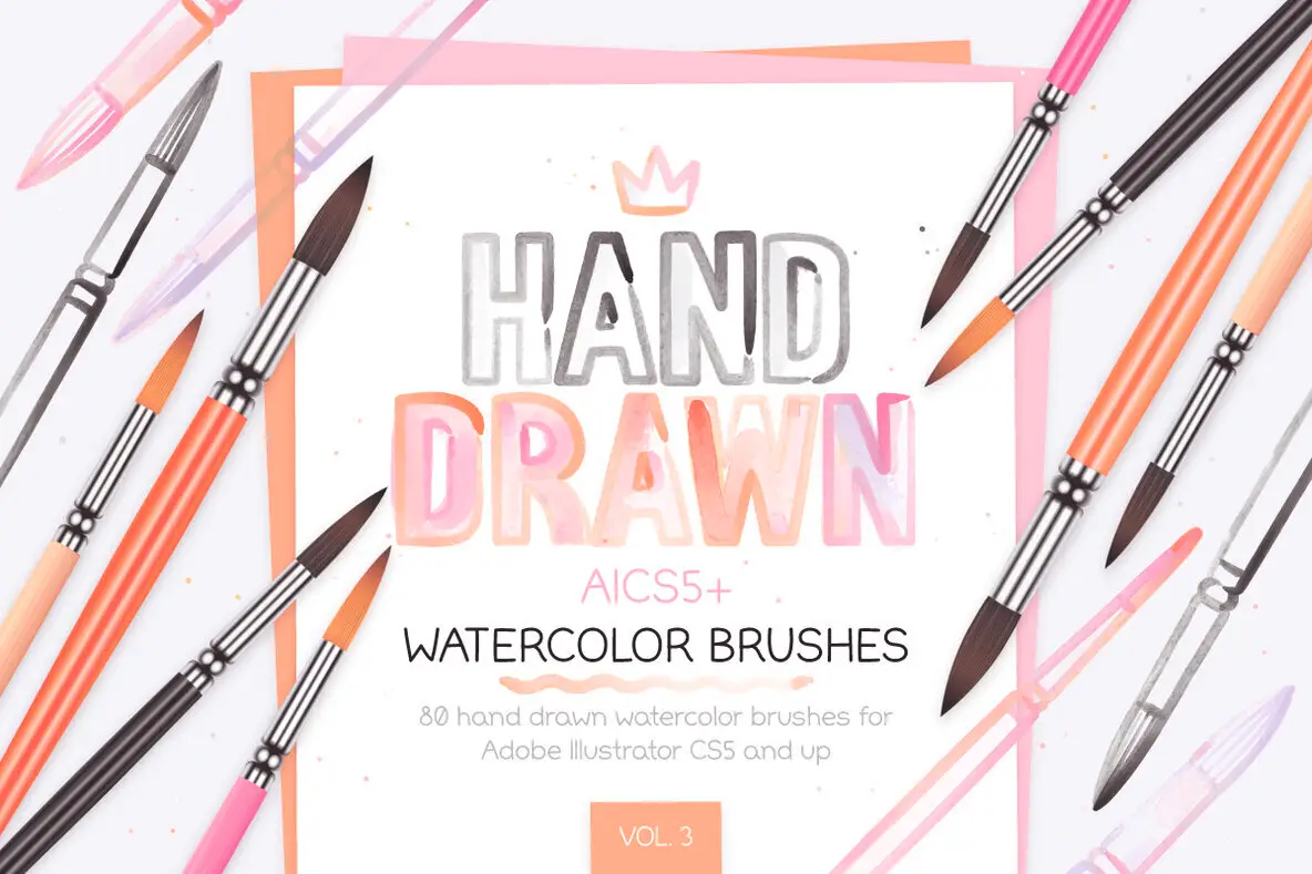 Watercolor Brushes Vol. 3