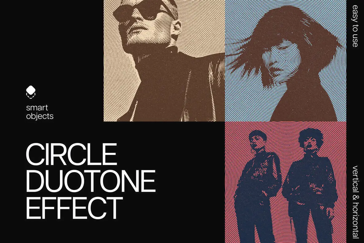 Circle Duotone Effect
