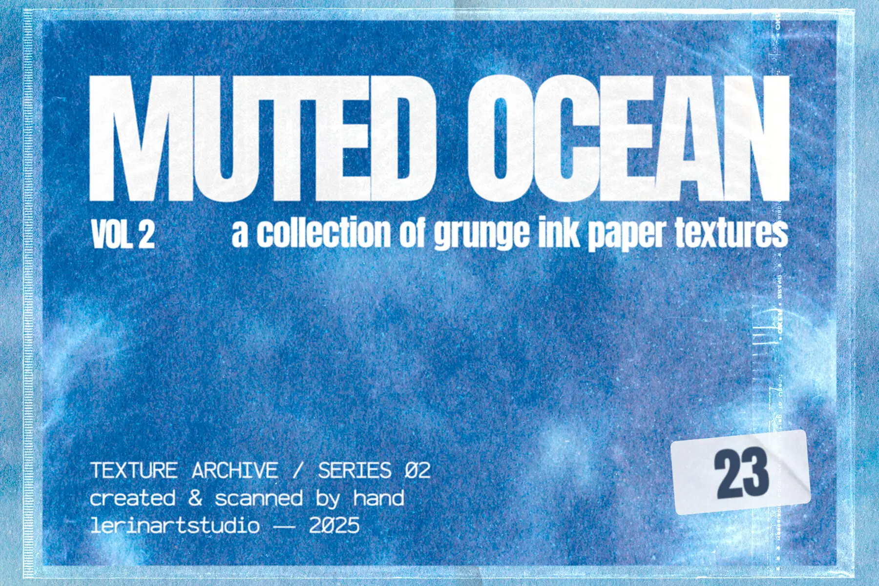 Muted Ocean – Grunge Paper Textures