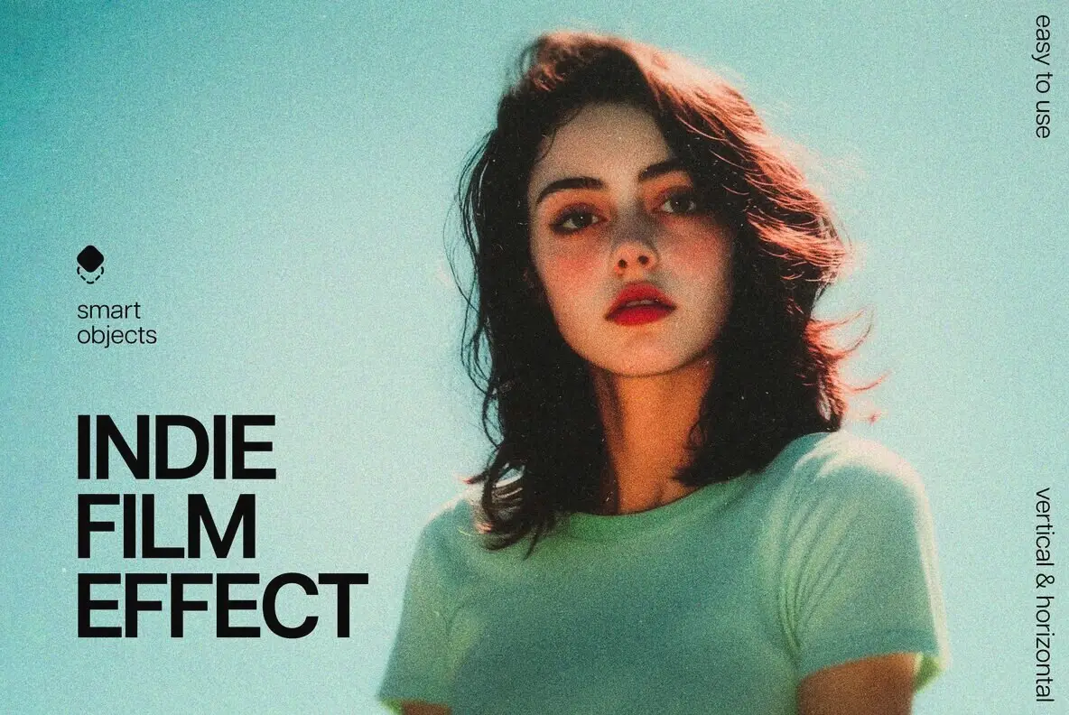 Vintage Indie Film Photo Template