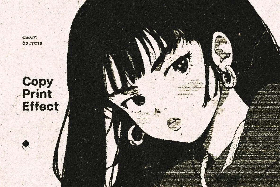 Copy Print Paper Effect