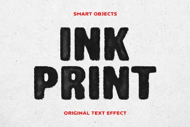 Ink Distortion Text Effect - YouWorkForThem