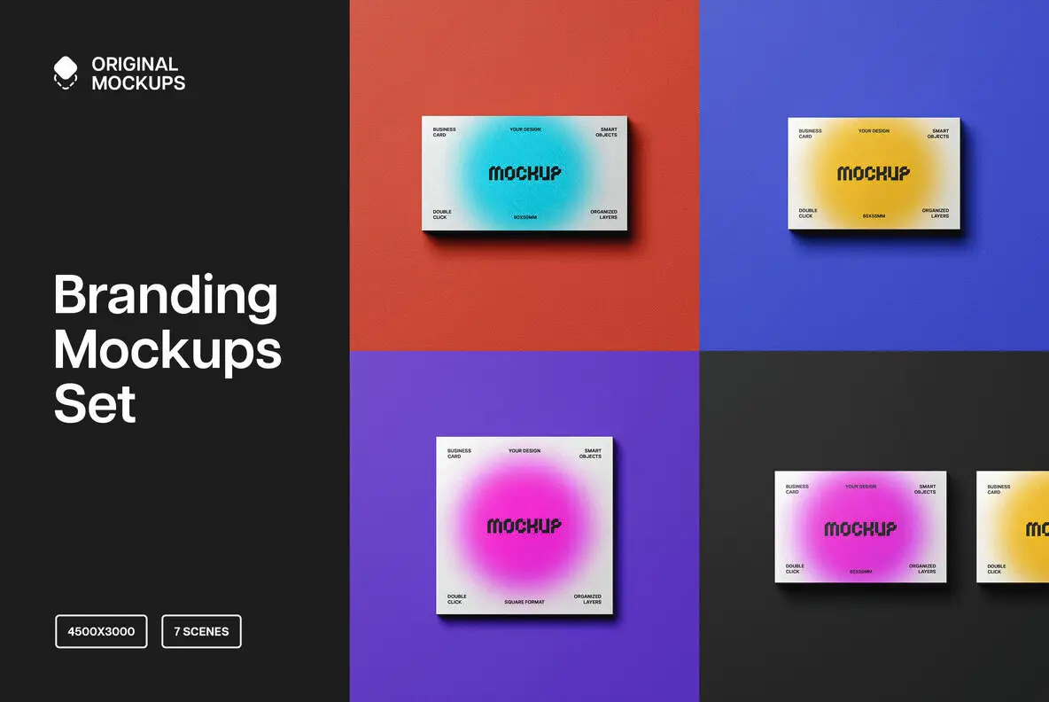 Branding Stationery Mockups Set