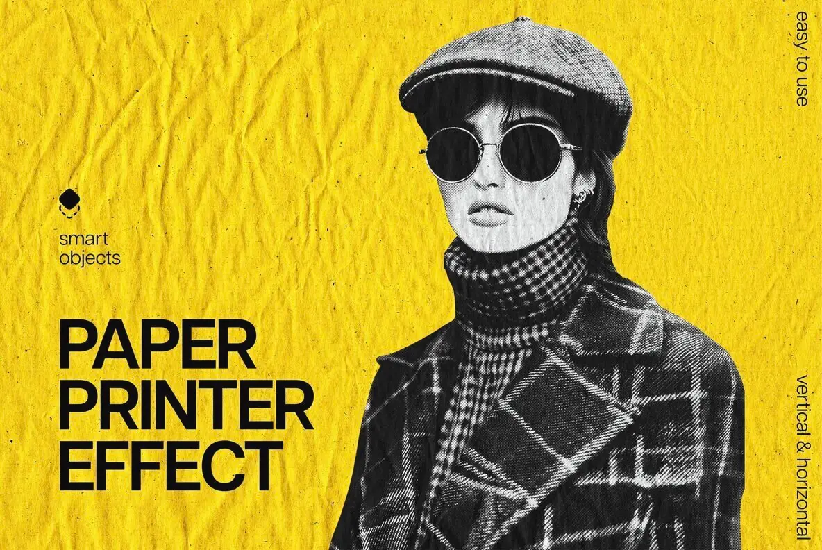 Paper Printer Photo Template