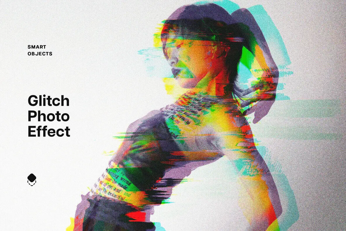 Glitch Photo Effect Template