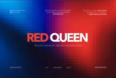 Red Queen Pixalate Gradients