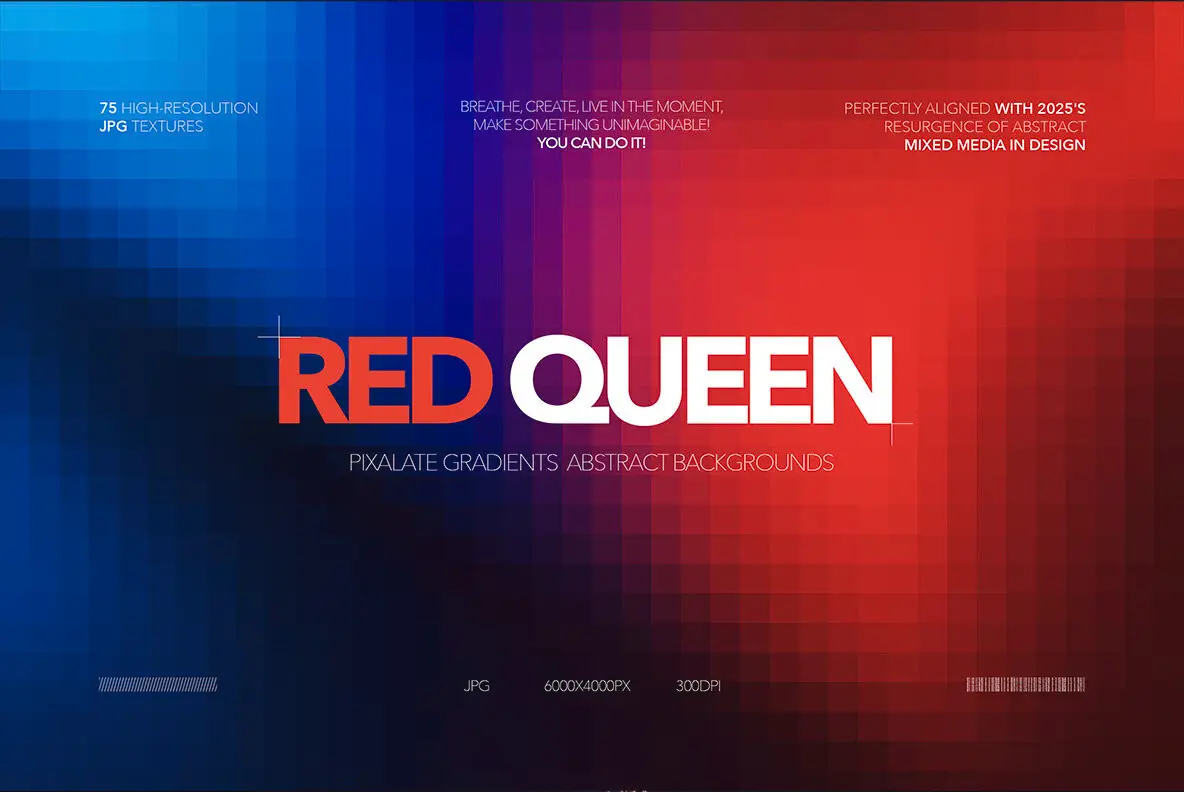 Red Queen Pixalate Gradients
