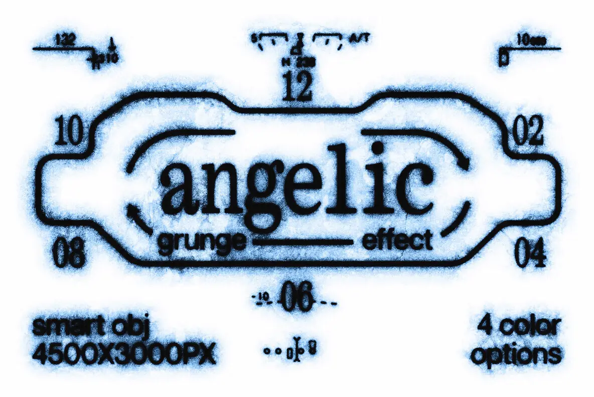 Angelic Grunge Text and Logo Effect