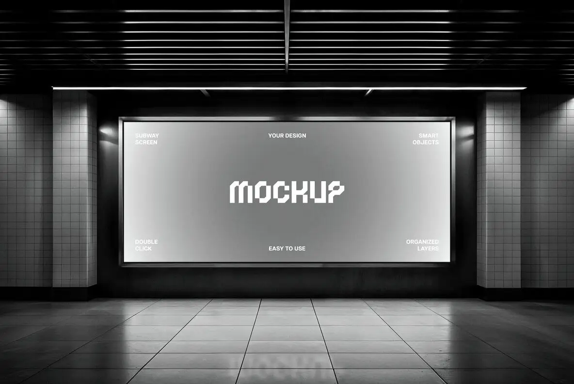 Subway Screen Mockup Graphics - YouWorkForThem