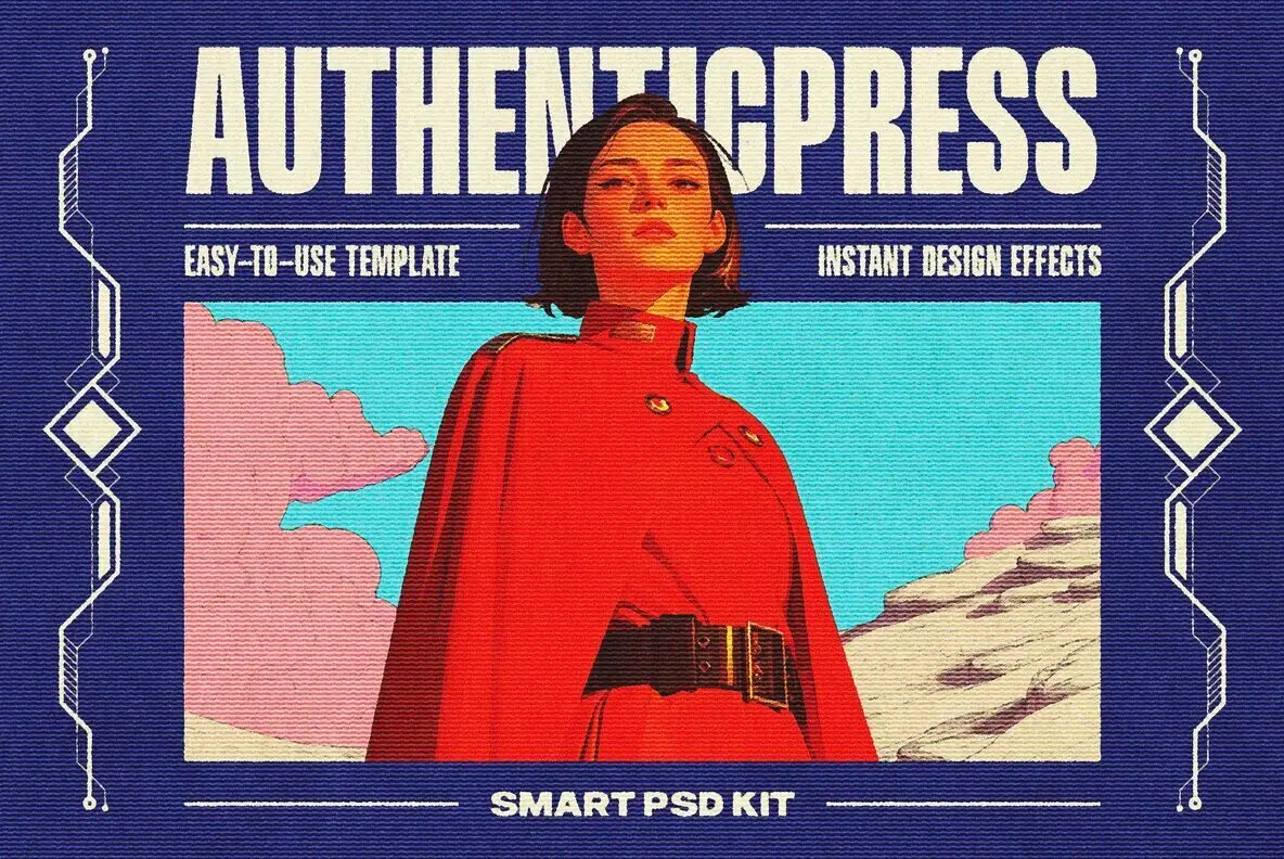 Authentic Press Instant Design Effect